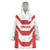 Japan Pacific Rugby 2022-23 Custom Wearable Blanket Hoodie Red Sakura Japanese Wave Pattern