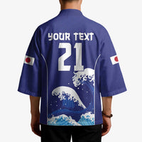 Japan Pacific Rugby Custom Kimono Go Sakura Japanese Wave Pattern - Polynesian Pride