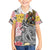 Japanese Samurai Warrior Hawaiian Shirt Colorful Polynesian Tattoo Style