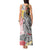 Japanese Samurai Warrior Tank Maxi Dress Colorful Polynesian Tattoo Style