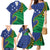 Solomon Islands Independence Day 1978 Personalised Family Matching Mermaid Dress and Hawaiian Shirt Polynesian Pattern with Flag Style