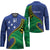 Solomon Islands Independence Day 1978 Personalised Hockey Jersey Polynesian Pattern with Flag Style - Polynesian Pride