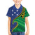 Solomon Islands Independence Day 1978 Personalised Kid Hawaiian Shirt Polynesian Pattern with Flag Style