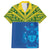 Solomon Islands Rugby Custom Hawaiian Shirt Simple Coat of arm Polynesian Pattern