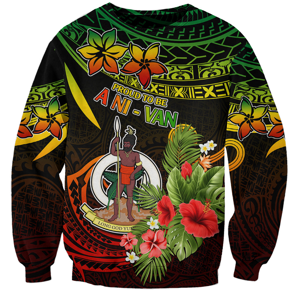 Vanuatu Islands Sweatshirt Proud To Be A Ni-Van LT9 Unisex Reggae - Polynesian Pride
