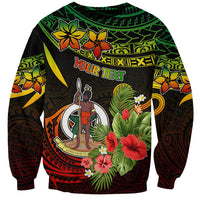 Custom Vanuatu Islands Sweatshirt Proud To Be A Ni-Van LT9 Unisex Reggae - Polynesian Pride