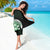 Plumeria Tribal Tattoo Sarong Green Polynesian Pattern