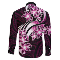 Plumeria Tribal Tattoo Family Matching Mermaid Dress and Hawaiian Shirt Pink Polynesian Pattern LT9 - Polynesian Pride