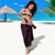 Plumeria Tribal Tattoo Sarong Pink Polynesian Pattern