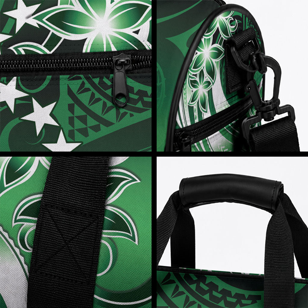 Cook Islands Tattoo Duffle Bag Plumeria Polynesian Pattern LT9 - Polynesian Pride