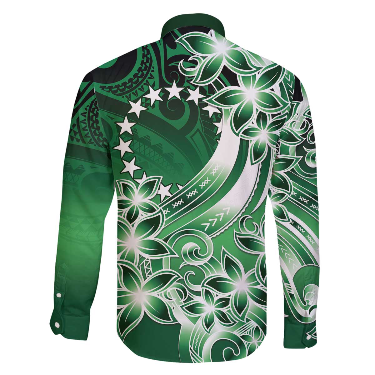 Cook Islands Tattoo Family Matching Off The Shoulder Long Sleeve Dress and Hawaiian Shirt Plumeria Polynesian Pattern LT9 - Polynesian Pride