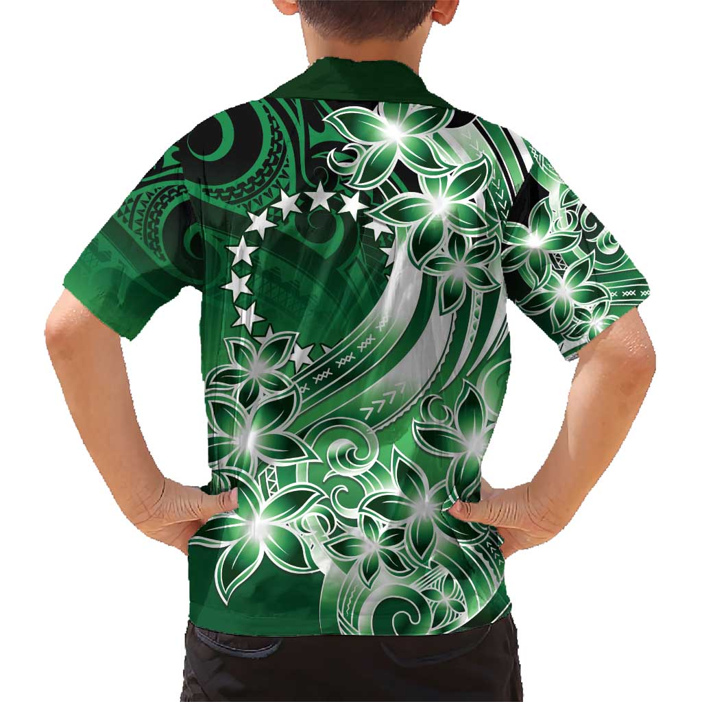 Cook Islands Tattoo Family Matching Short Sleeve Bodycon Dress and Hawaiian Shirt Plumeria Polynesian Pattern LT9 - Polynesian Pride