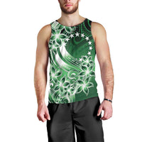 Cook Islands Tattoo Men Tank Top Plumeria Polynesian Pattern
