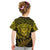 New Zealand Rugby Kid T Shirt Silver Fern All Black Mix Ta Moko Gold Style LT9 - Polynesian Pride