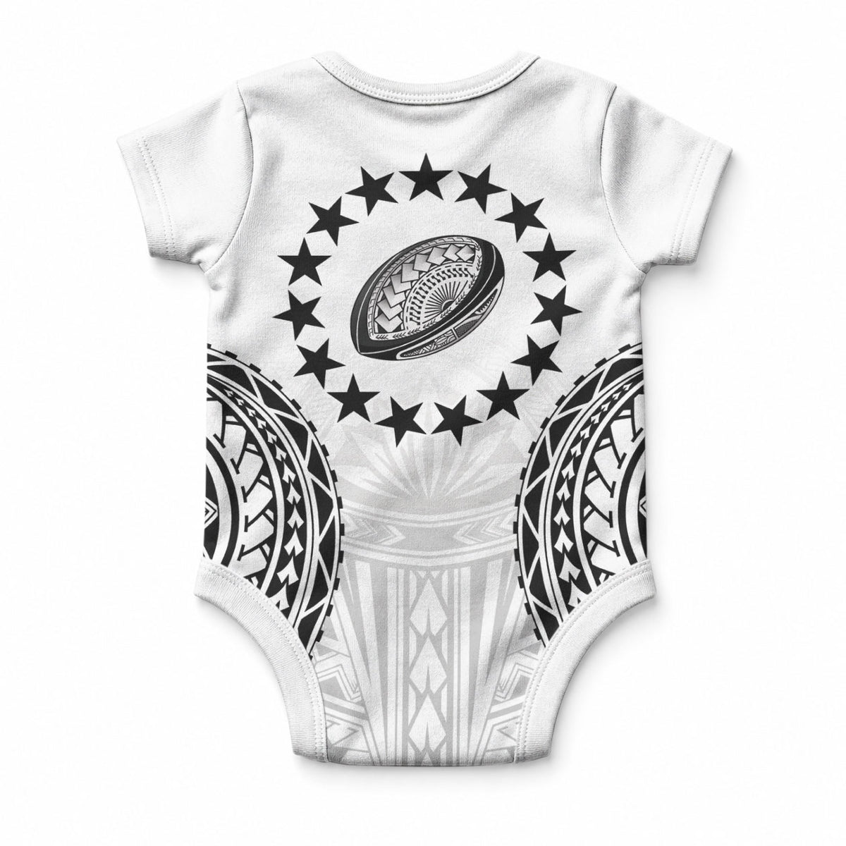 World Rugby Cook Islands Baby Onesie Kukis Make History LT9 - Polynesian Pride