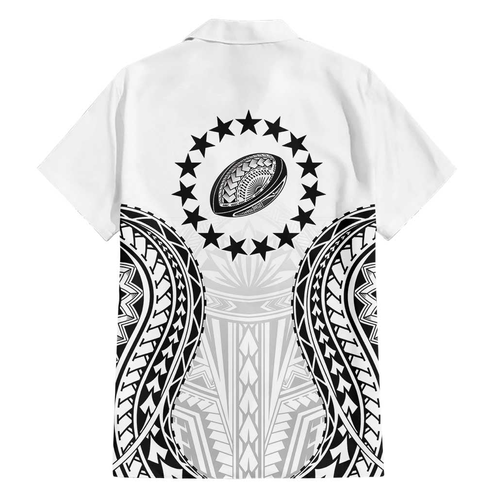 World Rugby Cook Islands Family Matching Off Shoulder Maxi Dress and Hawaiian Shirt Kukis Make History - Polynesian Pride