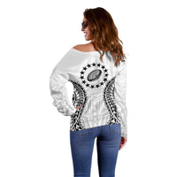 World Rugby Cook Islands Off Shoulder Sweater Kukis Make History - Polynesian Pride