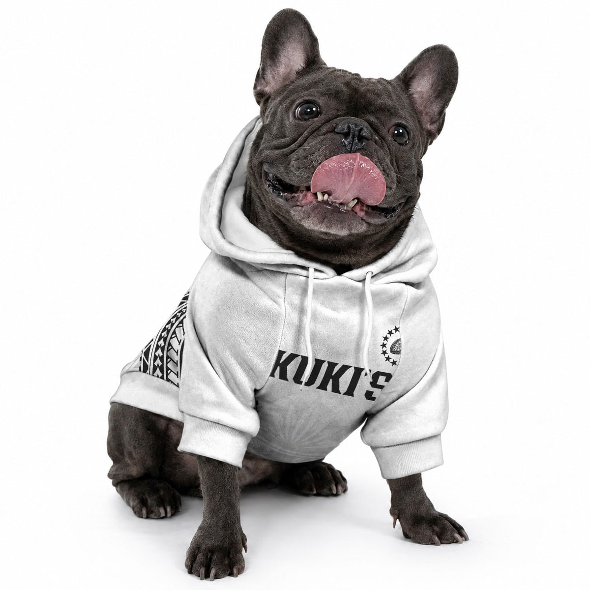 World Rugby Cook Islands Pet Hoodie Kukis Make History LT9 - Polynesian Pride