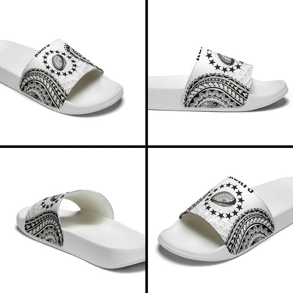 World Rugby Cook Islands Slide Sandals Kukis Make History - Polynesian Pride