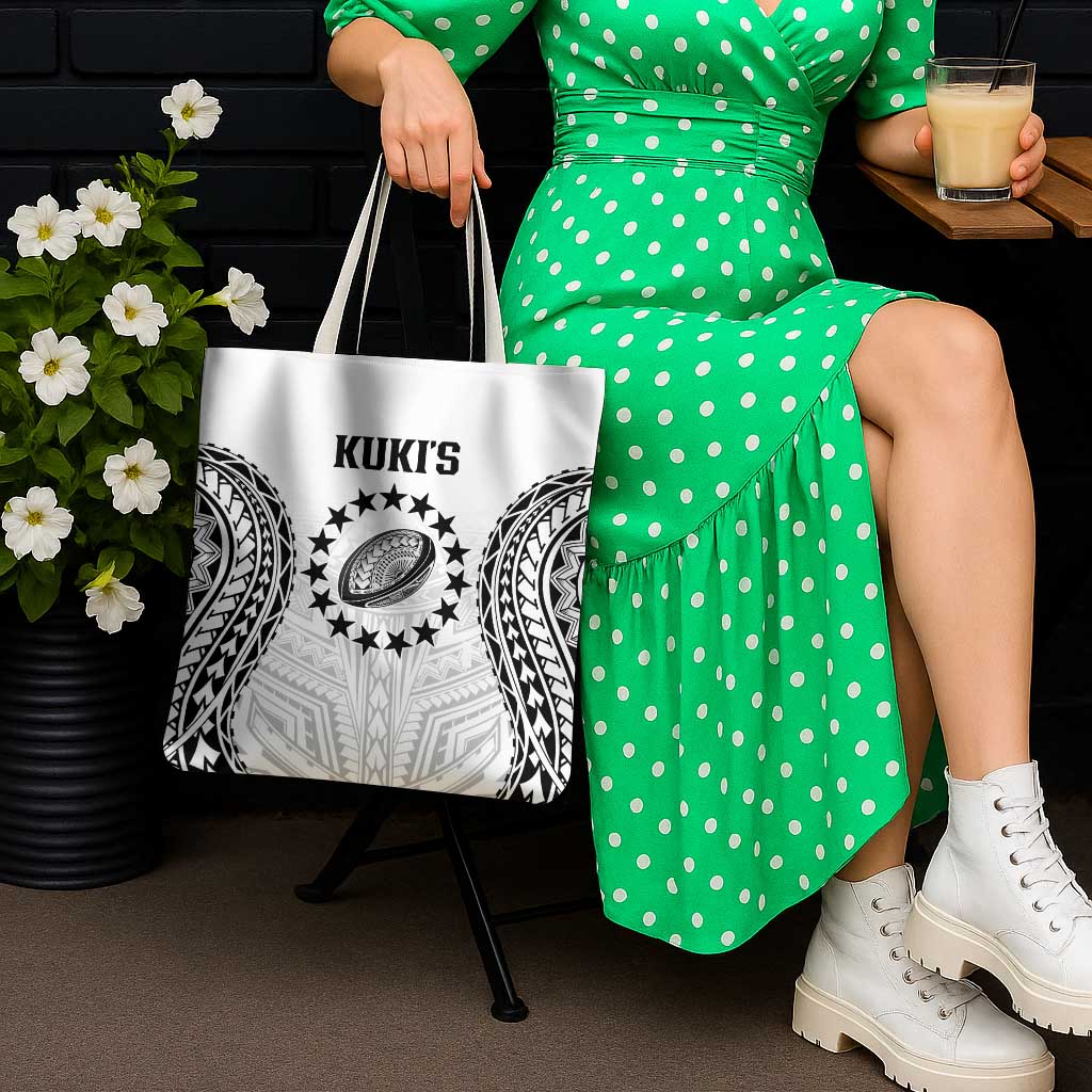 World Rugby Cook Islands Tote Bag Kukis Make History - Polynesian Pride