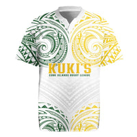 World Rugby Cook Islands Rugby Jersey White Polynesian Tribal Pattern - Polynesian Pride