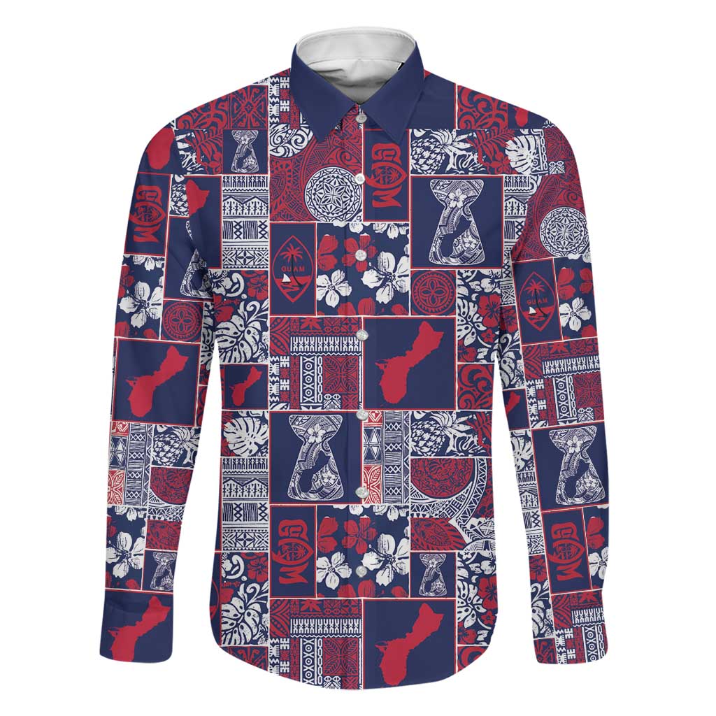 Guam Felis Pasgua Family Matching Summer Maxi Dress and Hawaiian Shirt Pacific Patchwork Xmas Vibes - Polynesian Pride