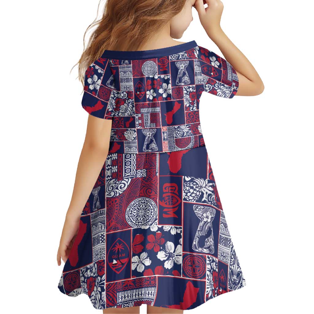 Guam Felis Pasgua Family Matching Tank Maxi Dress and Hawaiian Shirt Pacific Patchwork Xmas Vibes - Polynesian Pride