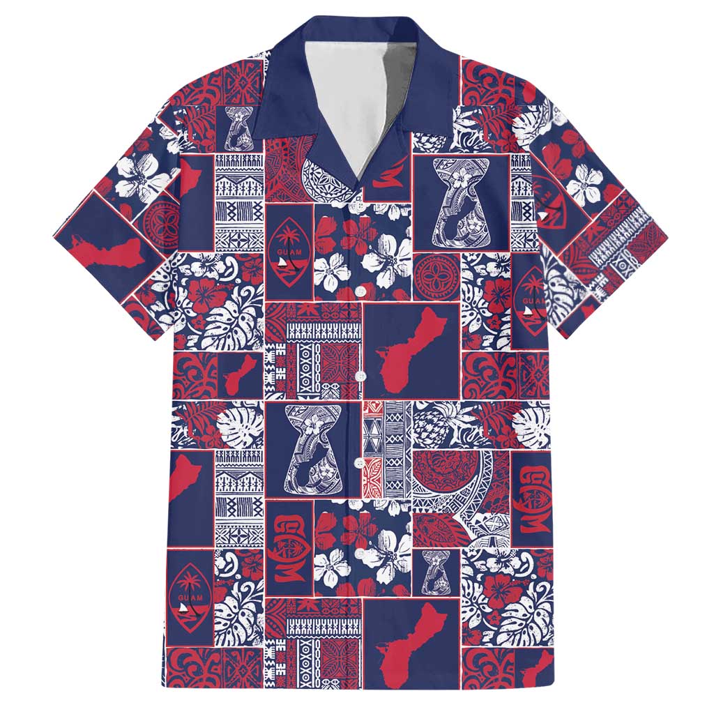 Guam Felis Pasgua Hawaiian Shirt Pacific Patchwork Xmas Vibes - Polynesian Pride