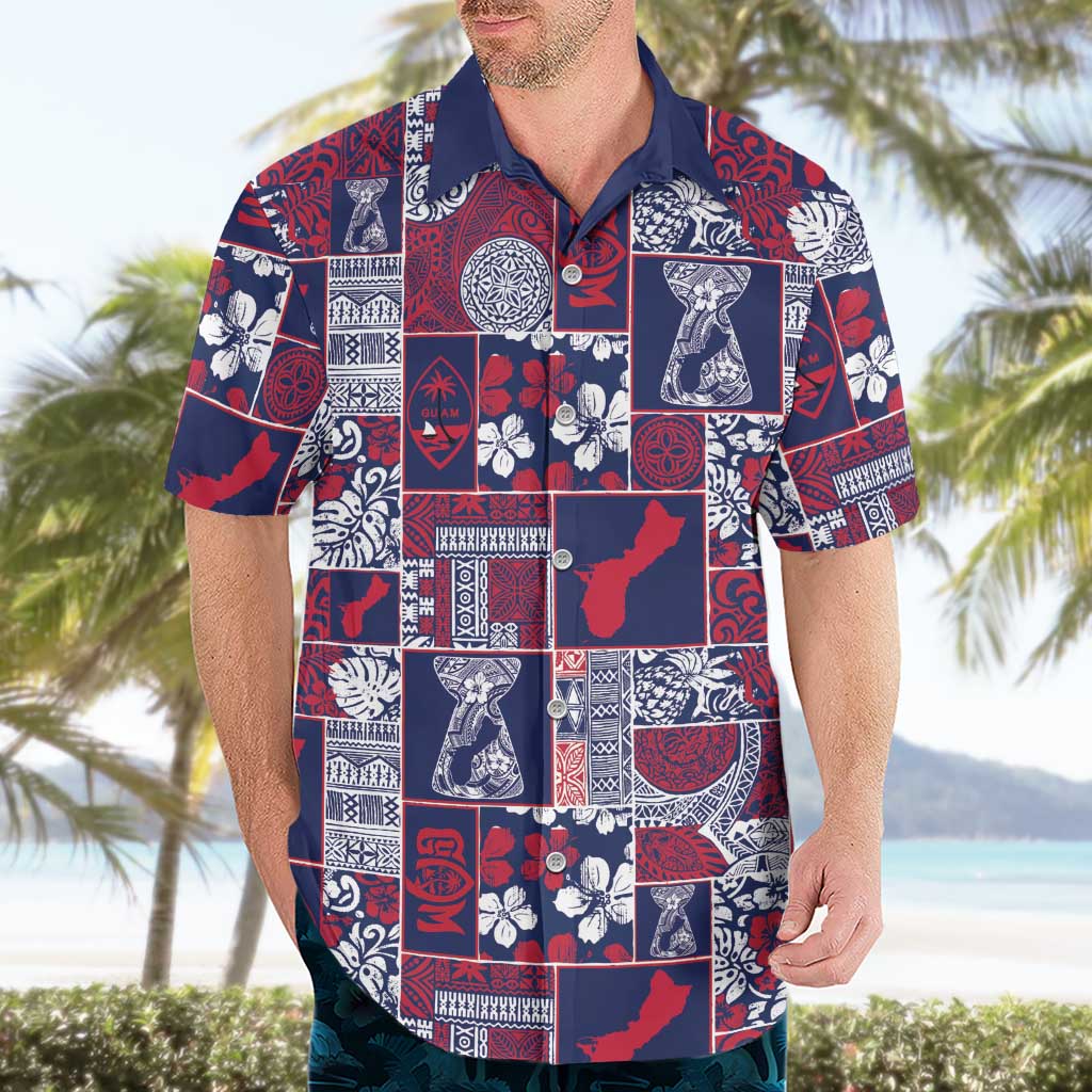 Guam Felis Pasgua Hawaiian Shirt Pacific Patchwork Xmas Vibes - Polynesian Pride