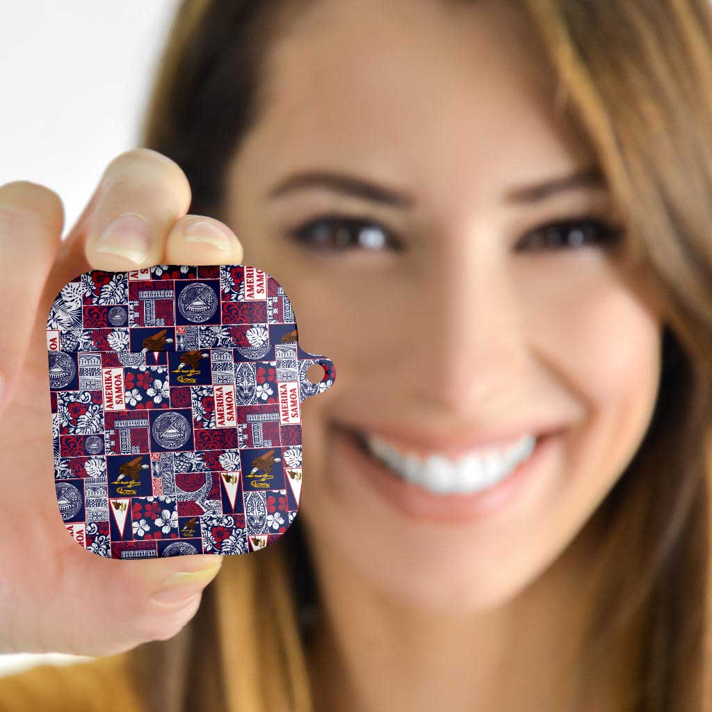Manuia le Kerisimasi American Samoa AirPods Case Pacific Patchwork Xmas Vibes - Polynesian Pride