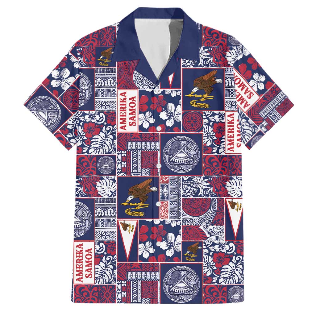 Manuia le Kerisimasi American Samoa Family Matching Mermaid Dress and Hawaiian Shirt Pacific Patchwork Xmas Vibes - Polynesian Pride
