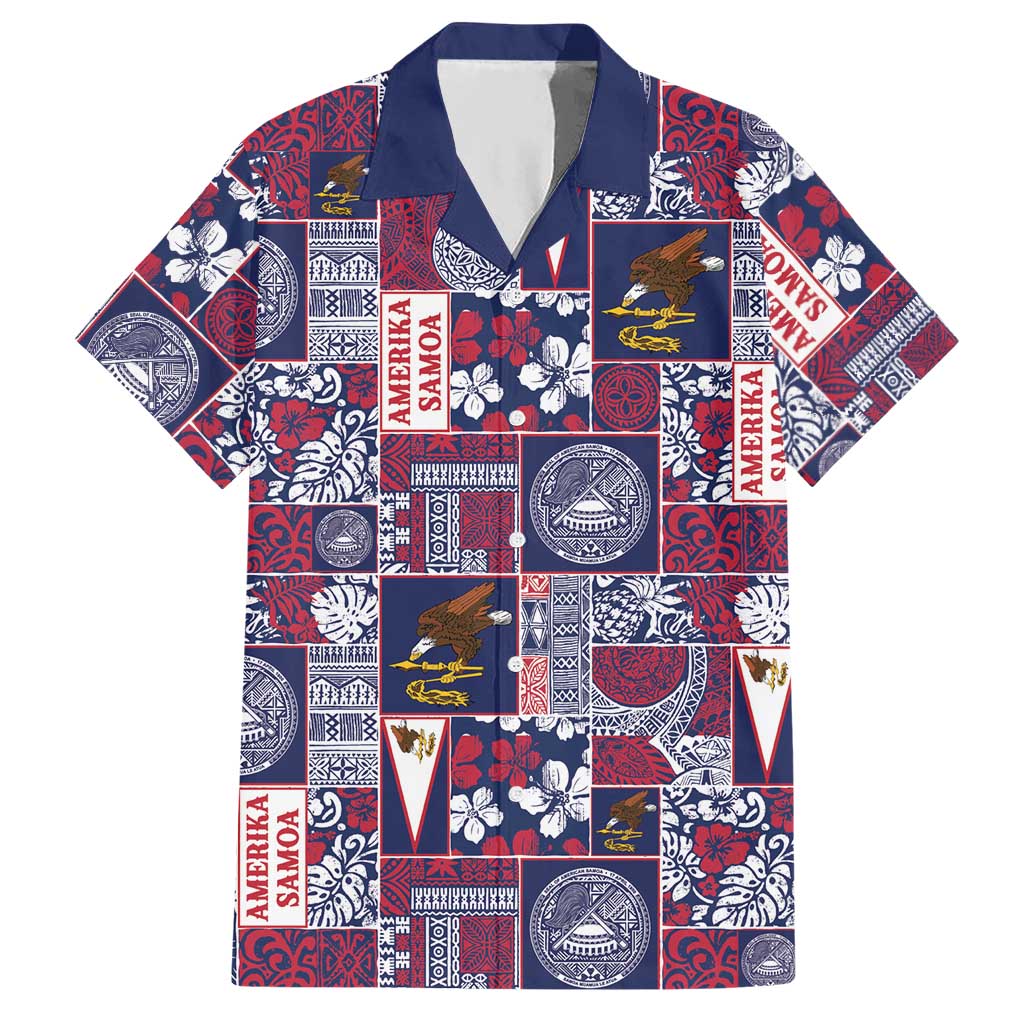 Manuia le Kerisimasi American Samoa Hawaiian Shirt Pacific Patchwork Xmas Vibes - Polynesian Pride
