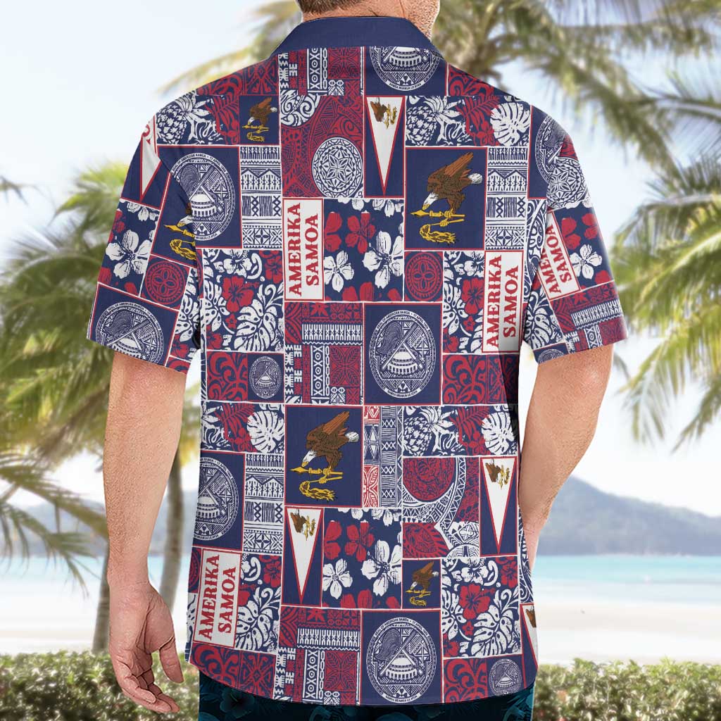 Manuia le Kerisimasi American Samoa Hawaiian Shirt Pacific Patchwork Xmas Vibes - Polynesian Pride