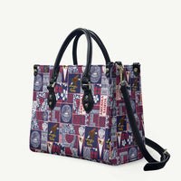 Manuia le Kerisimasi American Samoa Leather Bag Pacific Patchwork Xmas Vibes - Polynesian Pride