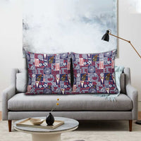 Manuia le Kerisimasi American Samoa Pillow Cover Pacific Patchwork Xmas Vibes - Polynesian Pride
