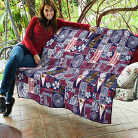 Manuia le Kerisimasi American Samoa Quilt Pacific Patchwork Xmas Vibes - Polynesian Pride