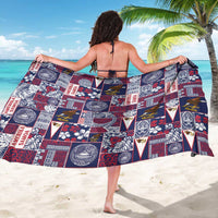 Manuia le Kerisimasi American Samoa Sarong Pacific Patchwork Xmas Vibes - Polynesian Pride