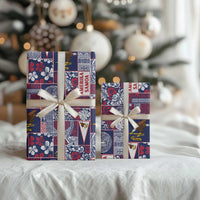Manuia le Kerisimasi American Samoa Wrapping Paper Pacific Patchwork Xmas Vibes LT9 - Polynesian Pride