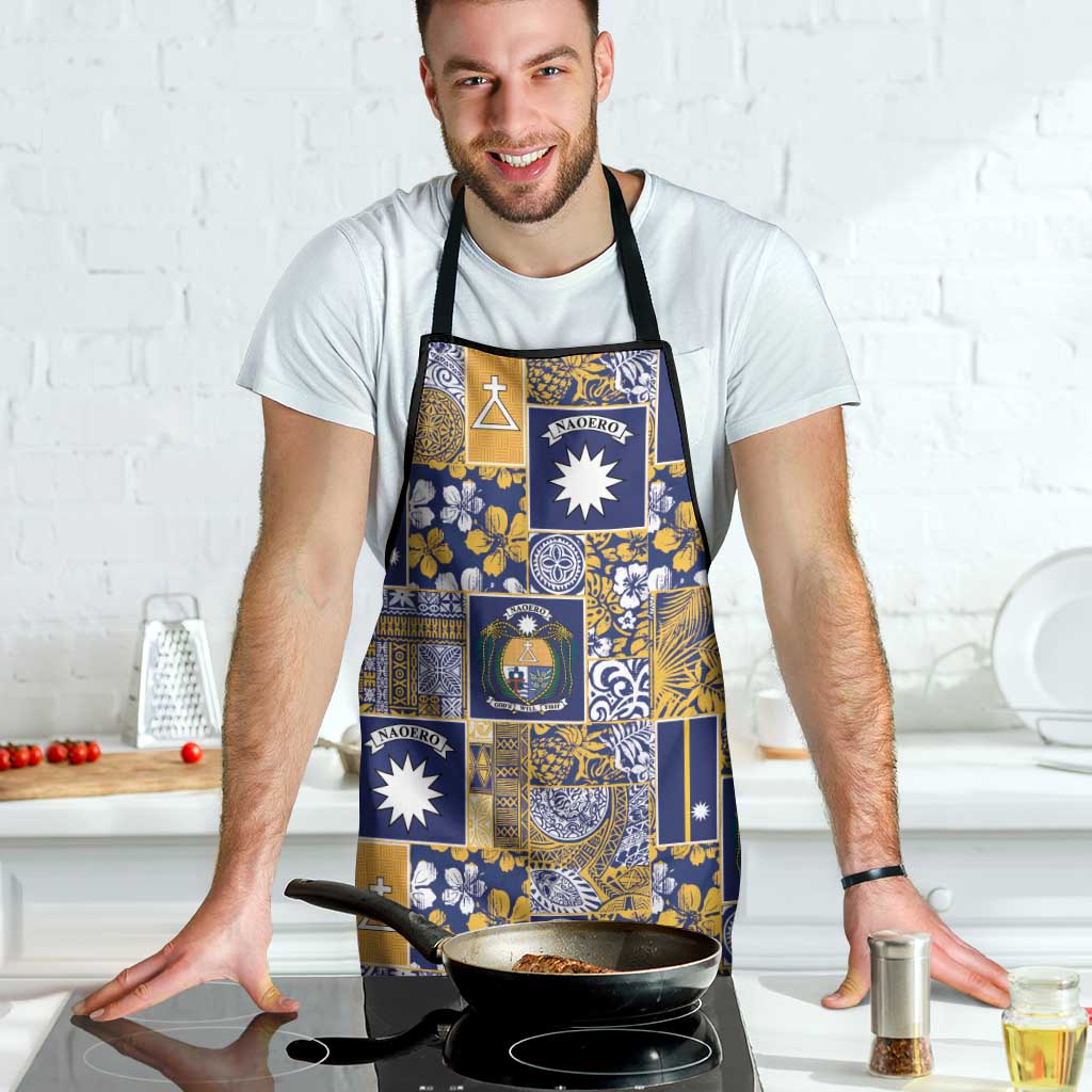 Ekamawir omo Nauru Apron Pacific Patchwork Xmas Vibes - Polynesian Pride