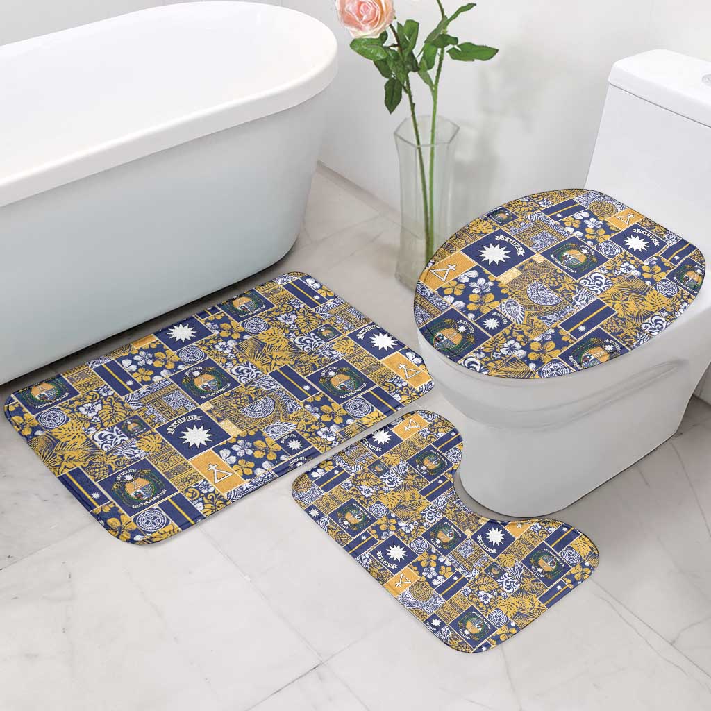 Ekamawir omo Nauru Bathroom Set Pacific Patchwork Xmas Vibes - Polynesian Pride