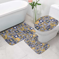 Ekamawir omo Nauru Bathroom Set Pacific Patchwork Xmas Vibes - Polynesian Pride