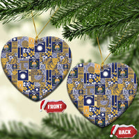 Ekamawir omo Nauru Ceramic Ornament Pacific Patchwork Xmas Vibes - Polynesian Pride