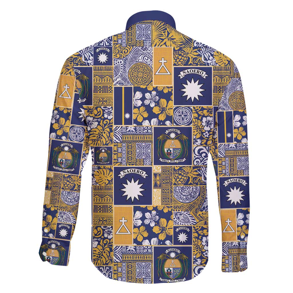 Ekamawir omo Nauru Family Matching Tank Maxi Dress and Hawaiian Shirt Pacific Patchwork Xmas Vibes - Polynesian Pride