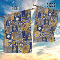 Ekamawir omo Nauru Garden Flag Pacific Patchwork Xmas Vibes - Polynesian Pride