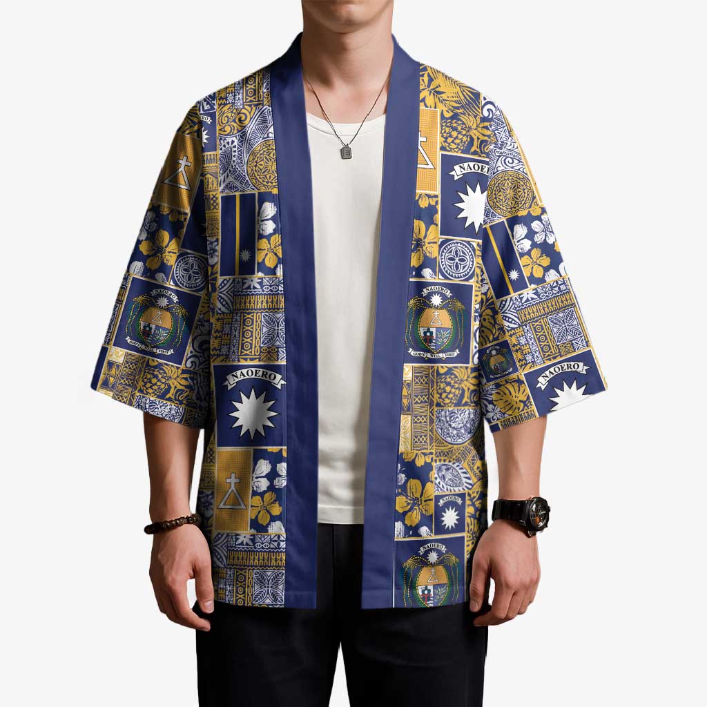 Ekamawir omo Nauru Kimono Pacific Patchwork Xmas Vibes - Polynesian Pride