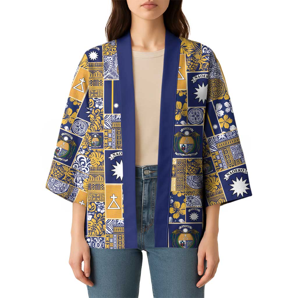 Ekamawir omo Nauru Kimono Pacific Patchwork Xmas Vibes - Polynesian Pride