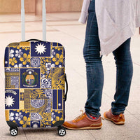 Ekamawir omo Nauru Luggage Cover Pacific Patchwork Xmas Vibes - Polynesian Pride