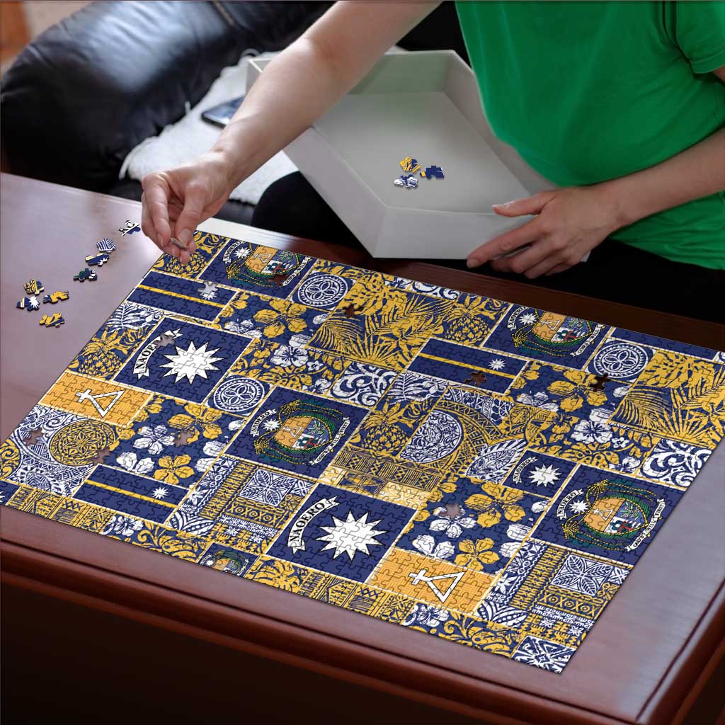 Ekamawir omo Nauru Puzzle Pacific Patchwork Xmas Vibes - Polynesian Pride