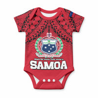 Polynesian Independent State of Samoa Red Baby Onesie LT9 Red - Polynesian Pride