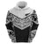 New Zealand Black Fern Custom Zip Hoodie Maori Tukutuku Black-white Motif